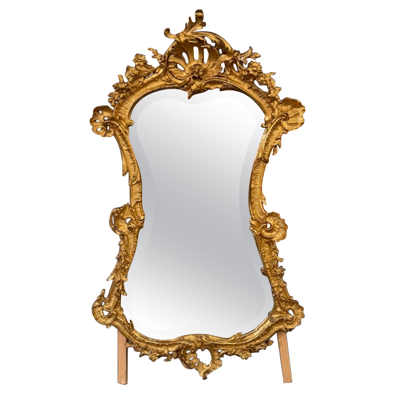 19th Century Louis XV Style Giltwood Mirror