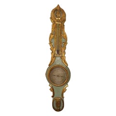 Französisch geschnitzt vergoldet Barometer