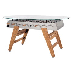 INOX FOOSBALL DINING GAME TABLE RS3 WOOD by RS Barcelona
