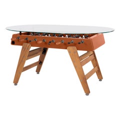 Red FOOSBALL DINING GAME TABLE RS3 WOOD by RS Barcelona