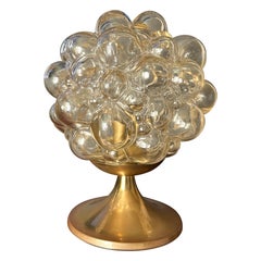 Helena Tynell - Lampada in vetro a bolle d'oro e ambra