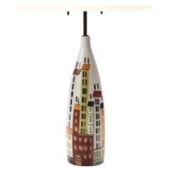 Used City Scape Table Lamp by Bitossi