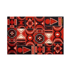 Alfombra/Tapiz geométrico de Olga Fisch