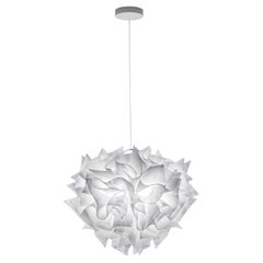 SLAMP Veli Large Suspension Light in Couture w/ Transp Wire by Adriano Rachele