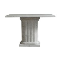 Travertine Console