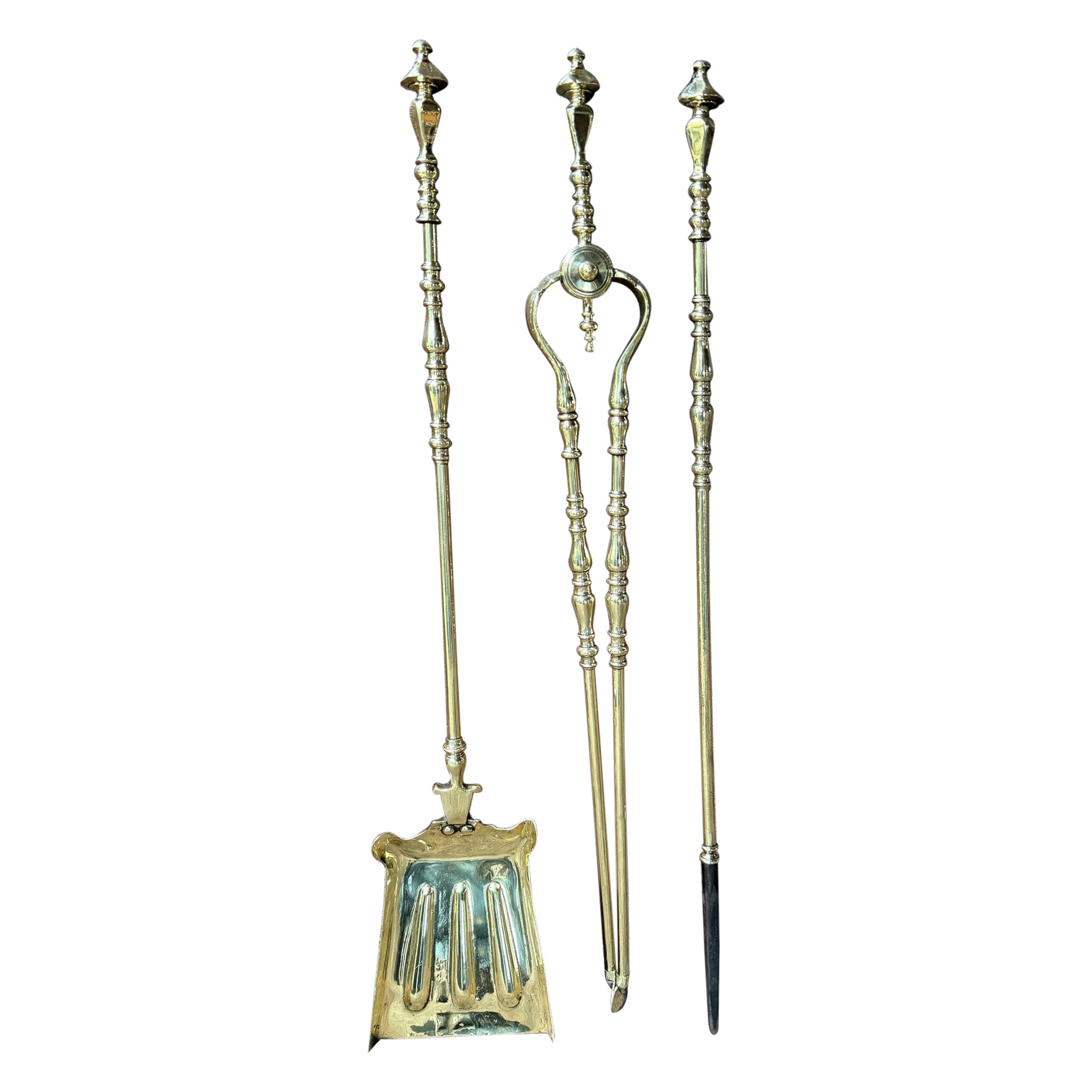 Victorian Fireplace Tools or Fire Irons, 19th Century, United Kingdom