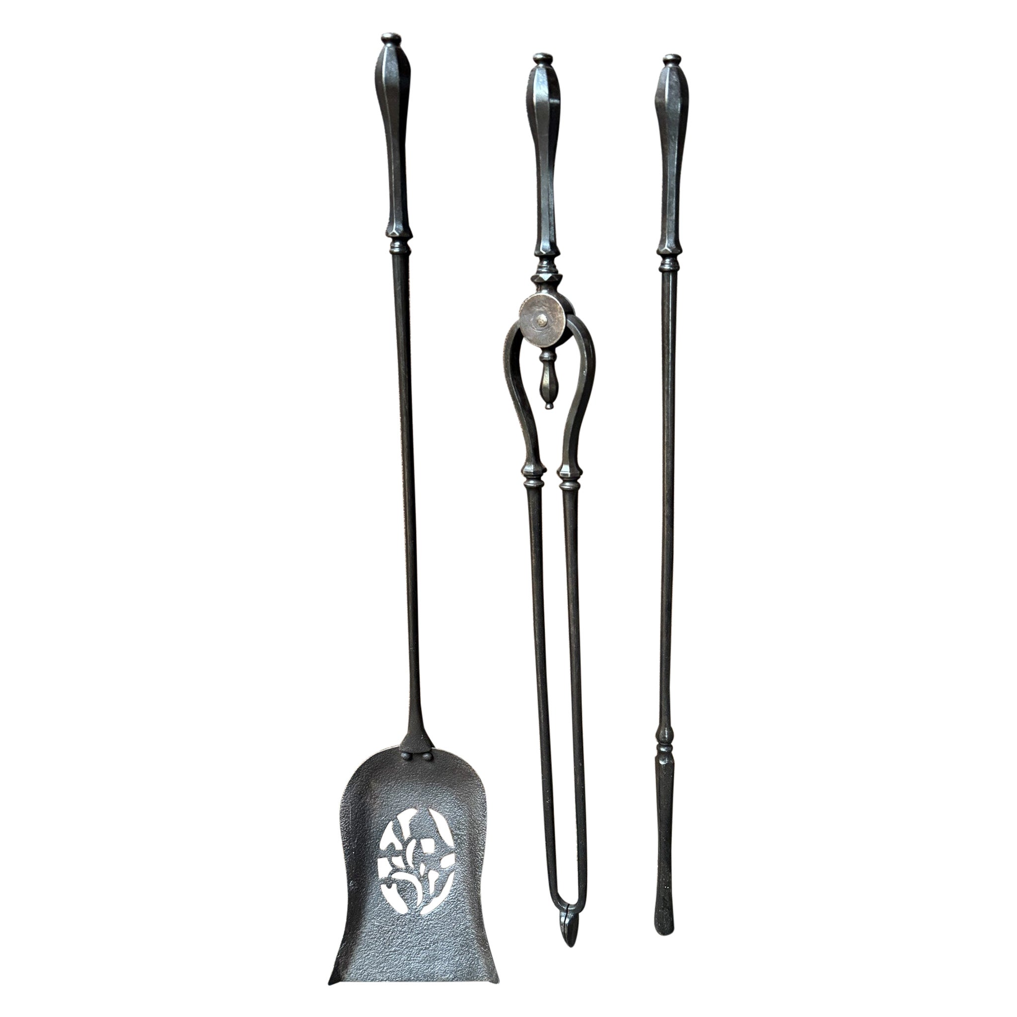Victorian Fireplace Tools or Fire Irons, 19th Century, United Kingdom