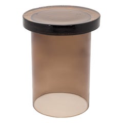Mesa auxiliar Alwa tres gris ahumado by Pulpo