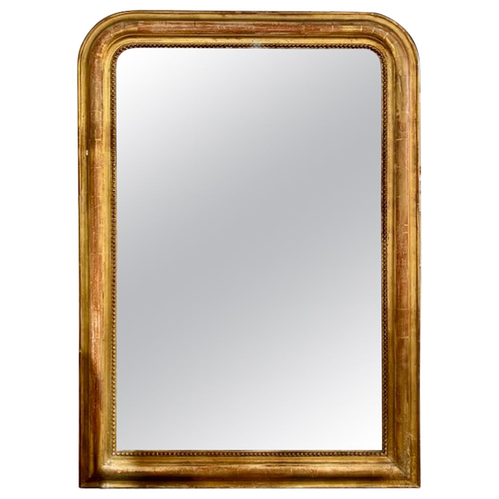 19th Century Gold Louis Philippe Mirror