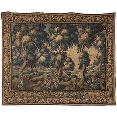 Grand 17th Century Oudenaarde Flemish Antique Tapestry