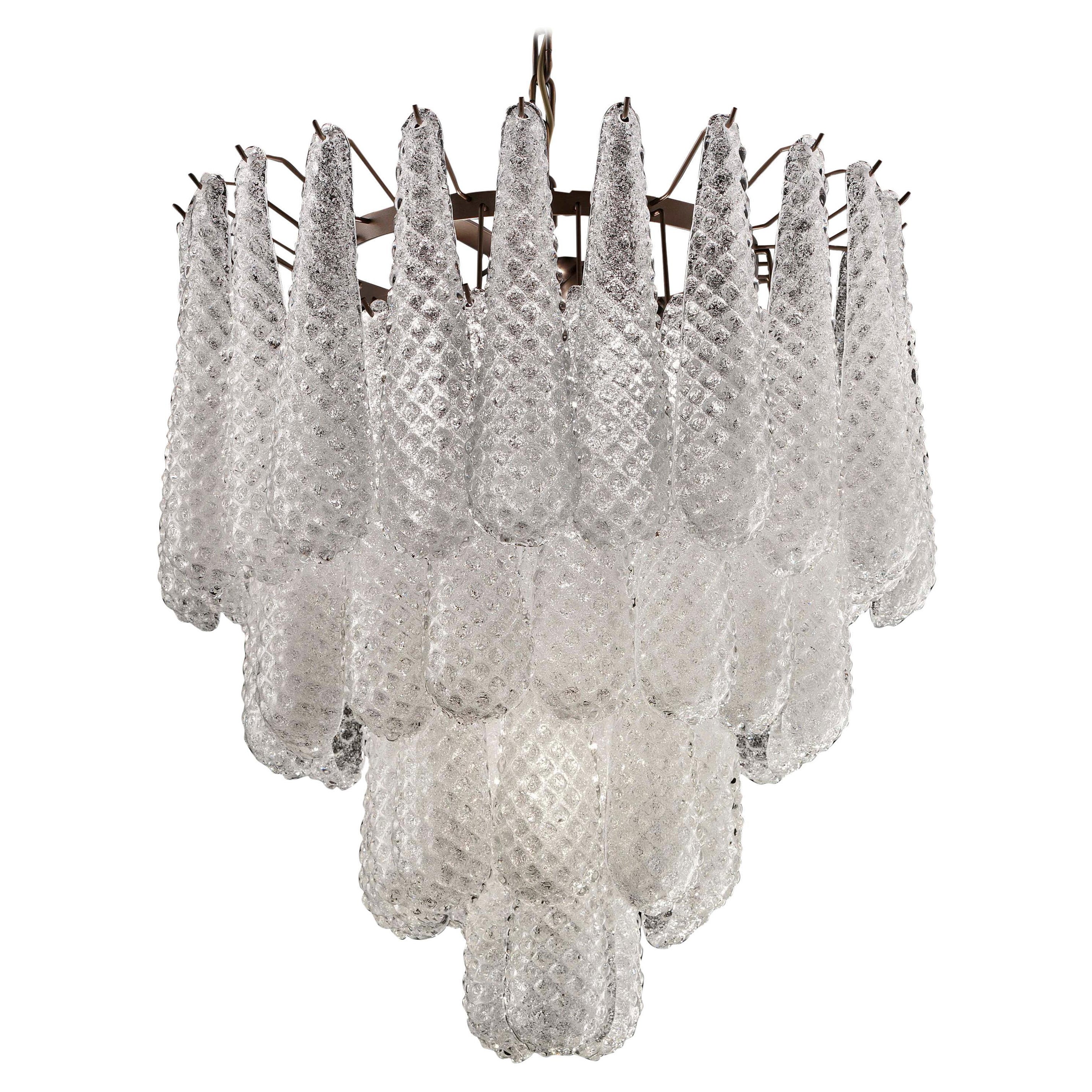Lampadario Graniglia con lacrime incise di Fabio Ltd