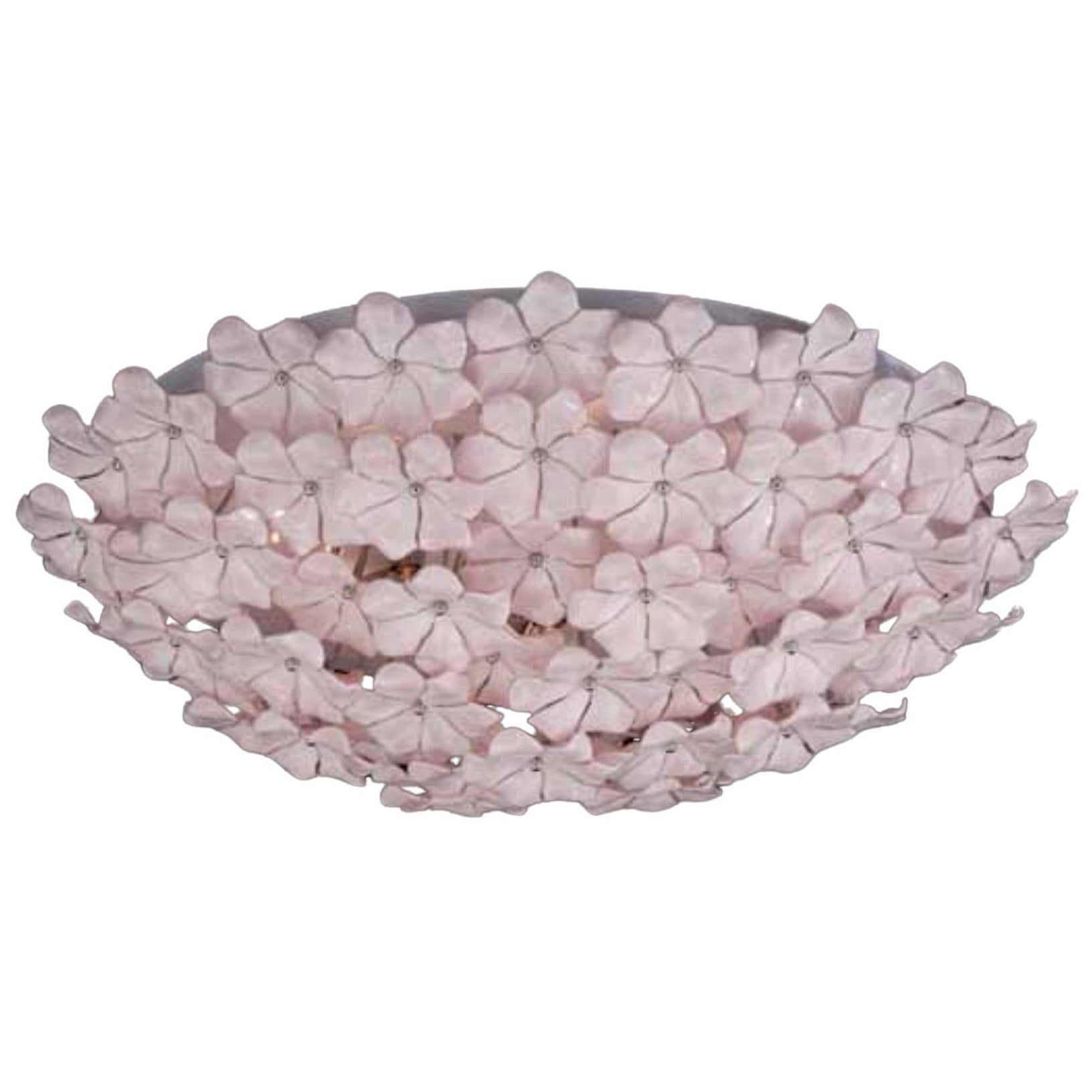 What is a flush mount light fixture?