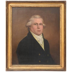 19th Century Portrait of a Gentleman, Possibly Statesman, Original Frame