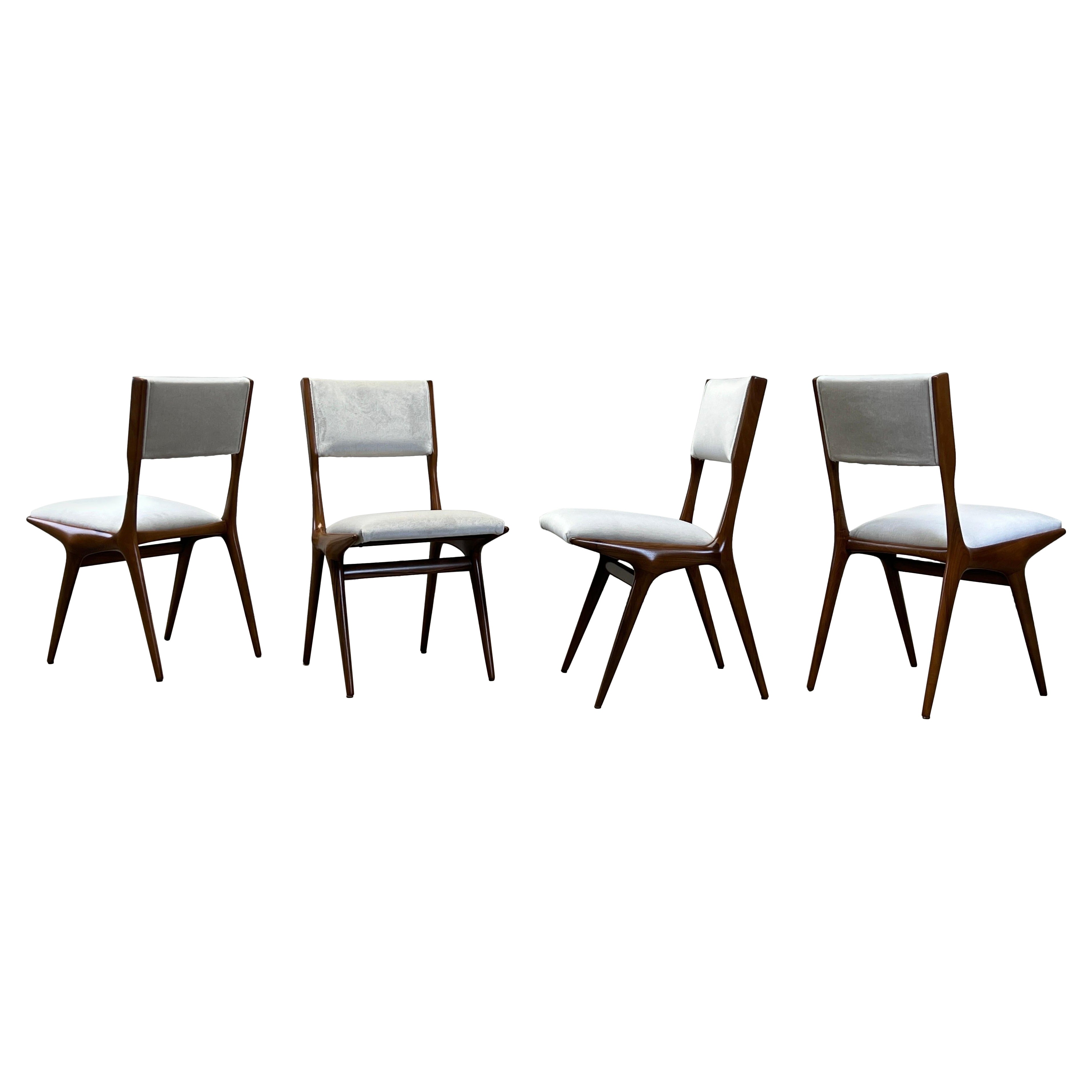 Four Chairs by Carlo de Carli for Singer and Sons