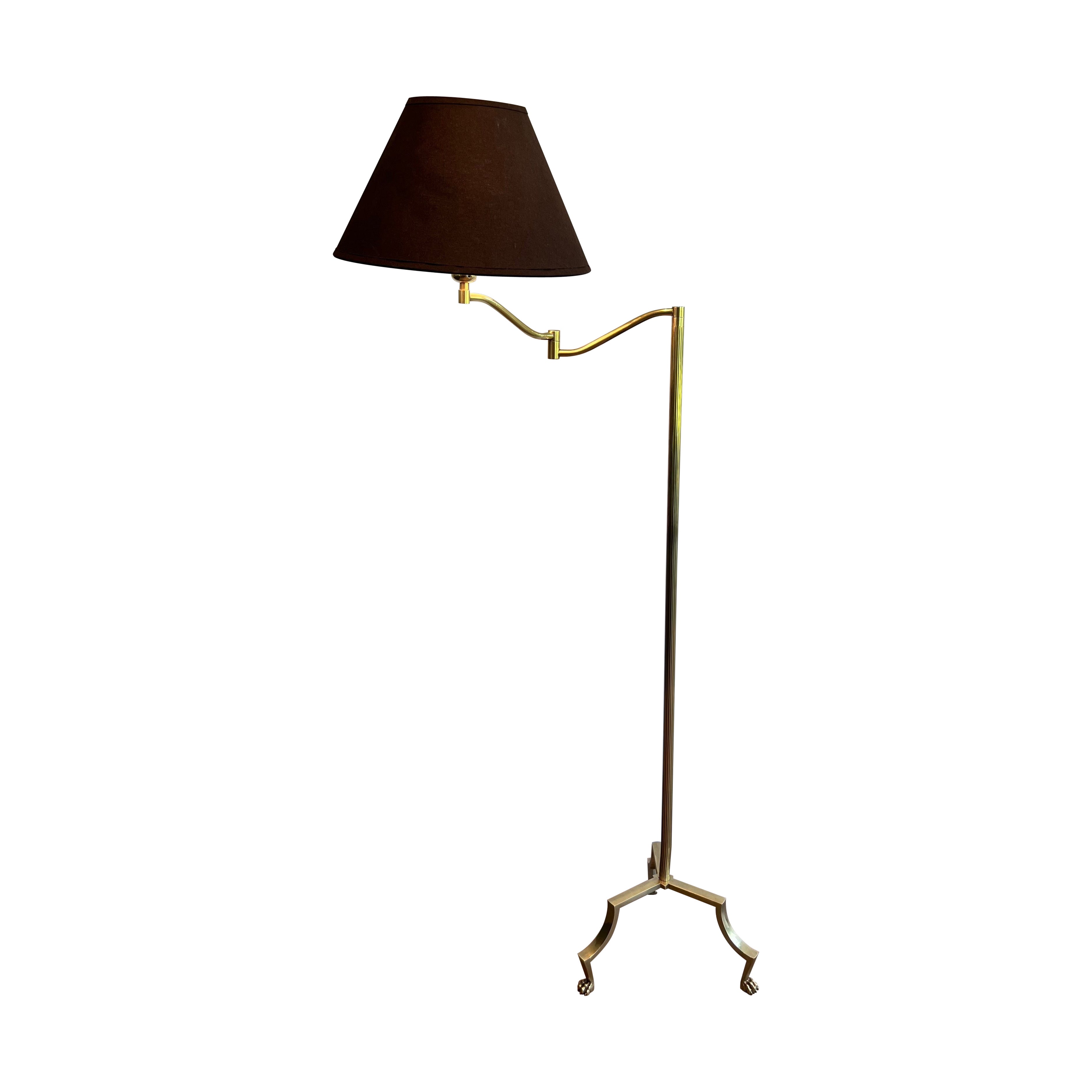 Lampe de lecture avec pieds en griffe dans le style de la Maison Jansen