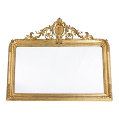 Antique FRENCH WALL MIRROR 19th Century
