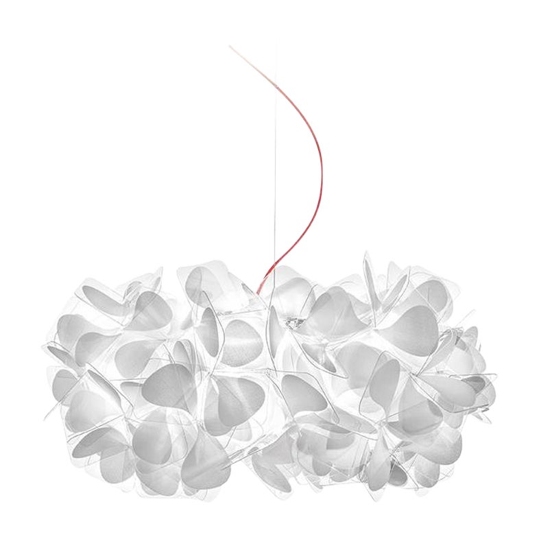 Suspension Clizia Mama Non Mama White - Transp Wire - par Adriano Rachele