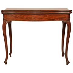 Fine English George III Mahogany Card Table 10