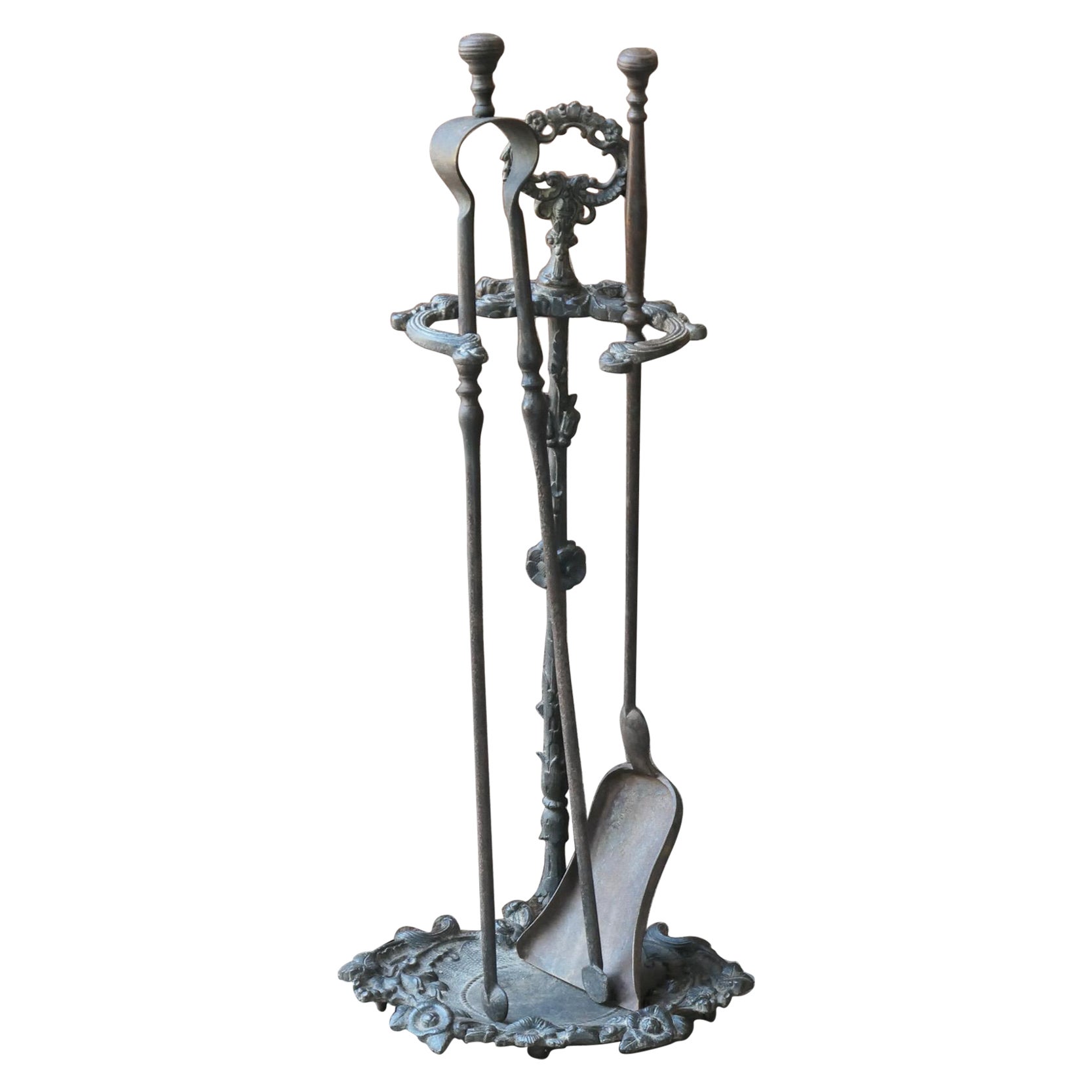 French Napoleon III Period Fireplace Tools or Fire Tools, 19th Century