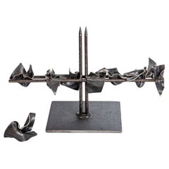 Ray Of Light Menorah Candleholder by Alina Alamorean