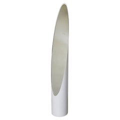White lipstick Unghia mirror by Rodolfo Bonetto 1960s