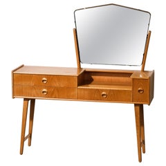 Mid-Century Oak Dressing Table by Talgø Møbler, Norway, 1950s