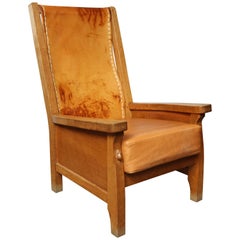 Antique Robert "Mouseman" Thompson Chair