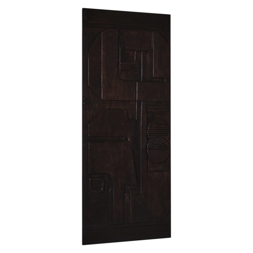 Grand relief mural abstrait en bois de Nerone & Patuzzi pour Gruppo NP2, années 1960