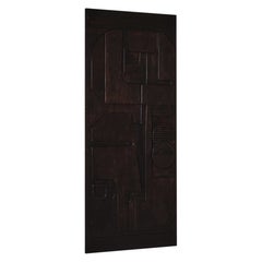 Large abstract wooden wall relief by Nerone & Patuzzi for Gruppo NP2, 1960s