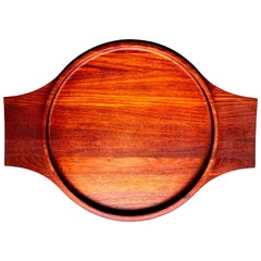 Vassoio in teak molto grande di Jens Quistgaard per Dansk Designs, circa 1960