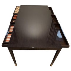 Bureau de partenaire personnalisé avec pièce de backgammon/échecs