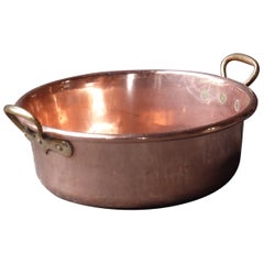 Panier à bois de feu du 19ème siècle en cuivre poli, période victorienne