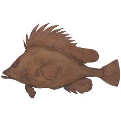 Mid Century Metal Sculpture of a Fish 6