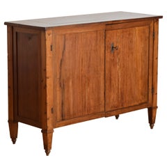 Italian, Veneto, Neoclassic Walnut 2-Door Credenza, ca. 1800