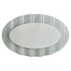 Espejo de pared italiano "Onda" de Nanda Vigo para Glas Italia, años 80