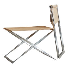 First Edition PK91 Folding Stools by Poul Kjærholm for E. Kold Christensen