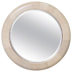 Shagreen Mirror from Baker by Bill Sofield