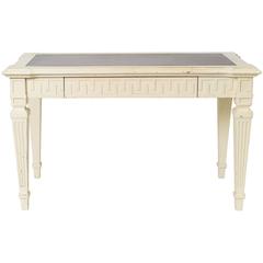 Oscar De La Renta Painted Greek Key Desk