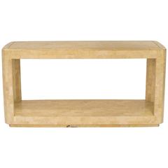 Tessellated Stone Console Table