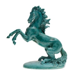 Escultura vintage de caballo, Italia, 1927