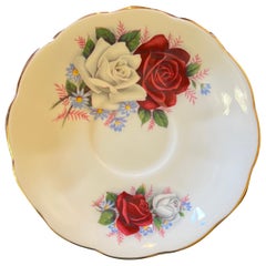 Soucoupe Vintage Queen Anne Duet