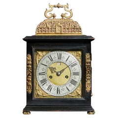 Antique 17th Century English eight-day spring-driven table clock, by John Wrench