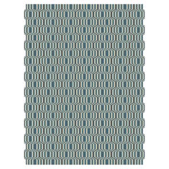 Modern Wool Custom Rug with Freestyle’s Crisp Graphic Pattern By Apadana