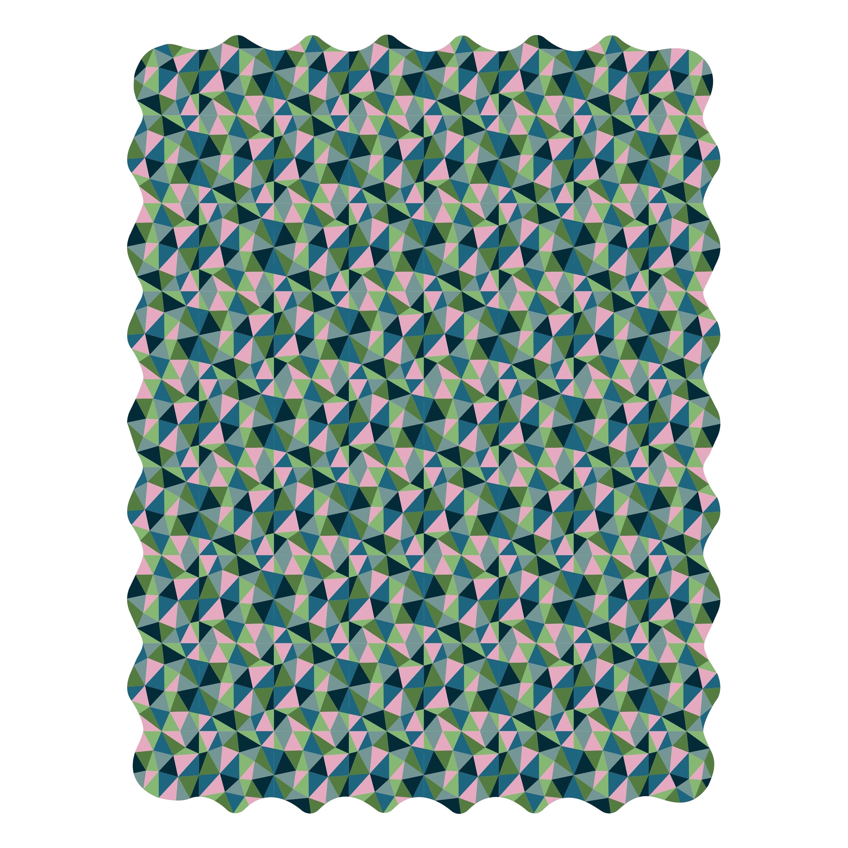 Hand-Tufted Modern Custom Wool Rug with Mosaico Pattern By Apadana