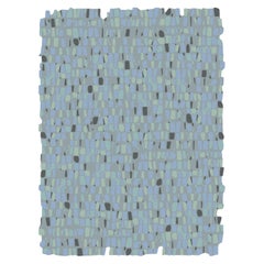 Hand-Tufted Modern Custom Wool Rug with Abstract Pattern By Apadana