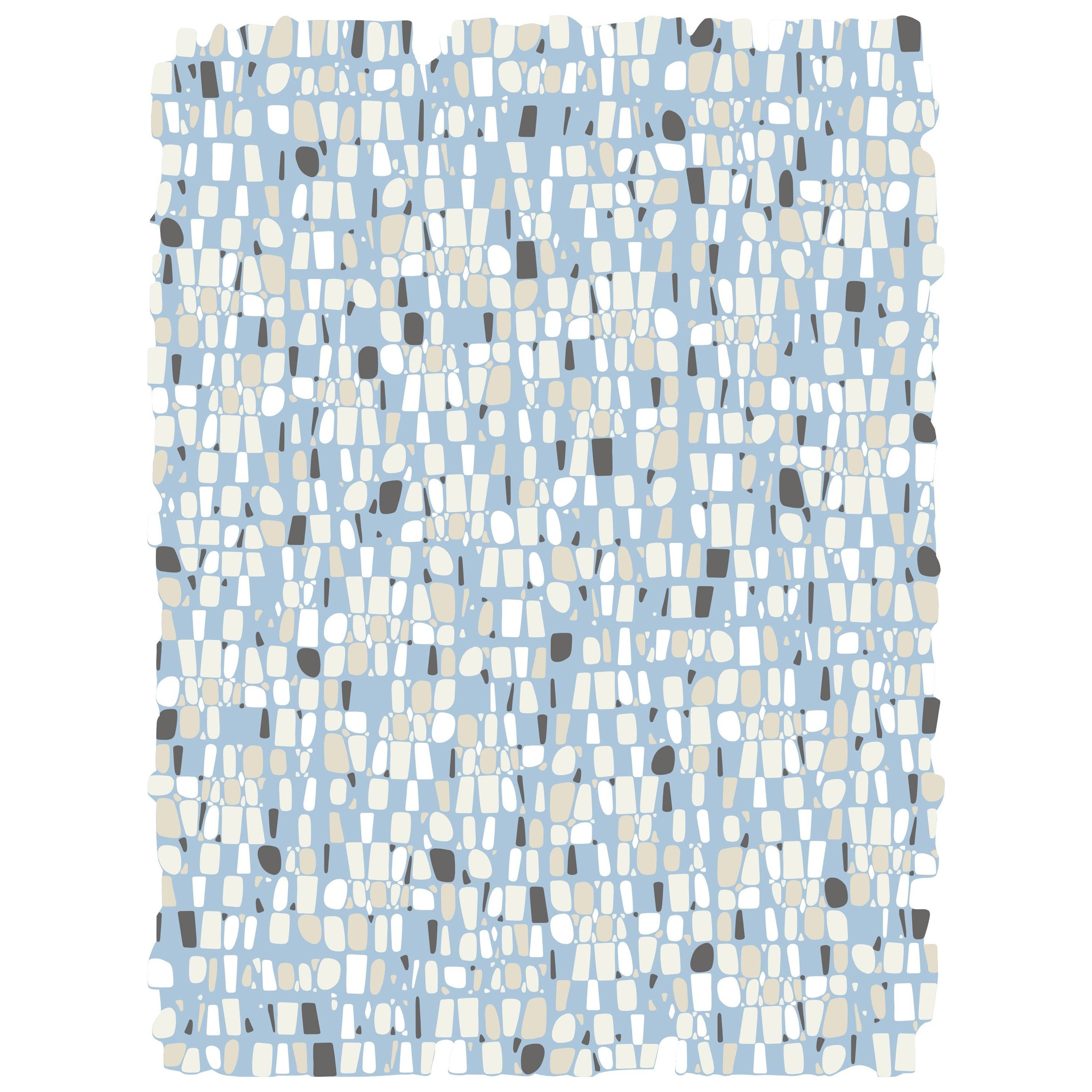 Hand-Tufted Modern Custom Wool Rug with Abstract Pattern By Apadana