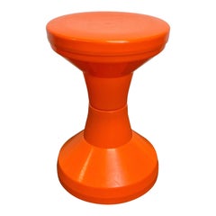 Sgabello Diabolo in plastica danese del metà secolo