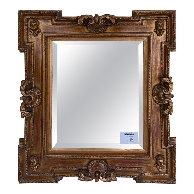 Rustic Carved and Gilt Wood Mirror Frame Rustic Carved and Gilt Wood Mirror Frame