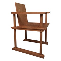 « La chaise espagnole »  Fauteuil en pin oregon fabriqué à la main par Frank Buschmann