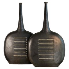 Pair of Large Vases by Bruno Gambone